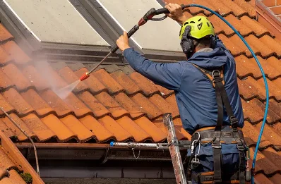 Démoussage et hydrofuge de toiture à Clamerey